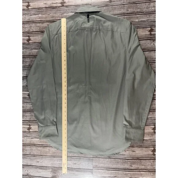 Rag & Bone archive twill button Shirt size M NWOT color grey - Picture 5 of 5